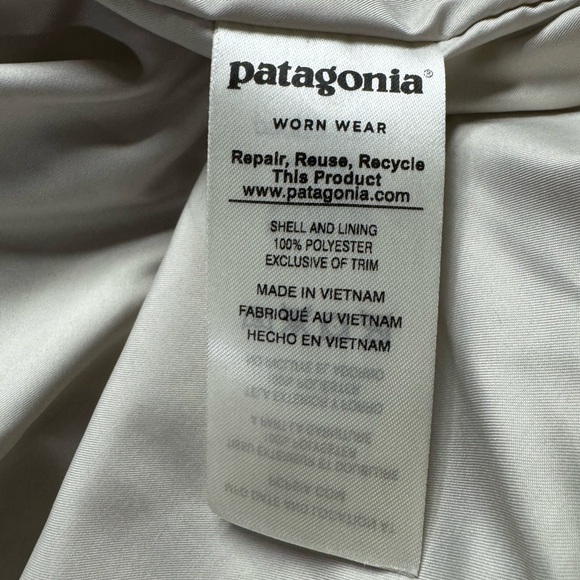 Patagonia womens medium Los Gatos Fleece Shroom Taupe Vest tan pockets gorpcore - Picture 7 of 12